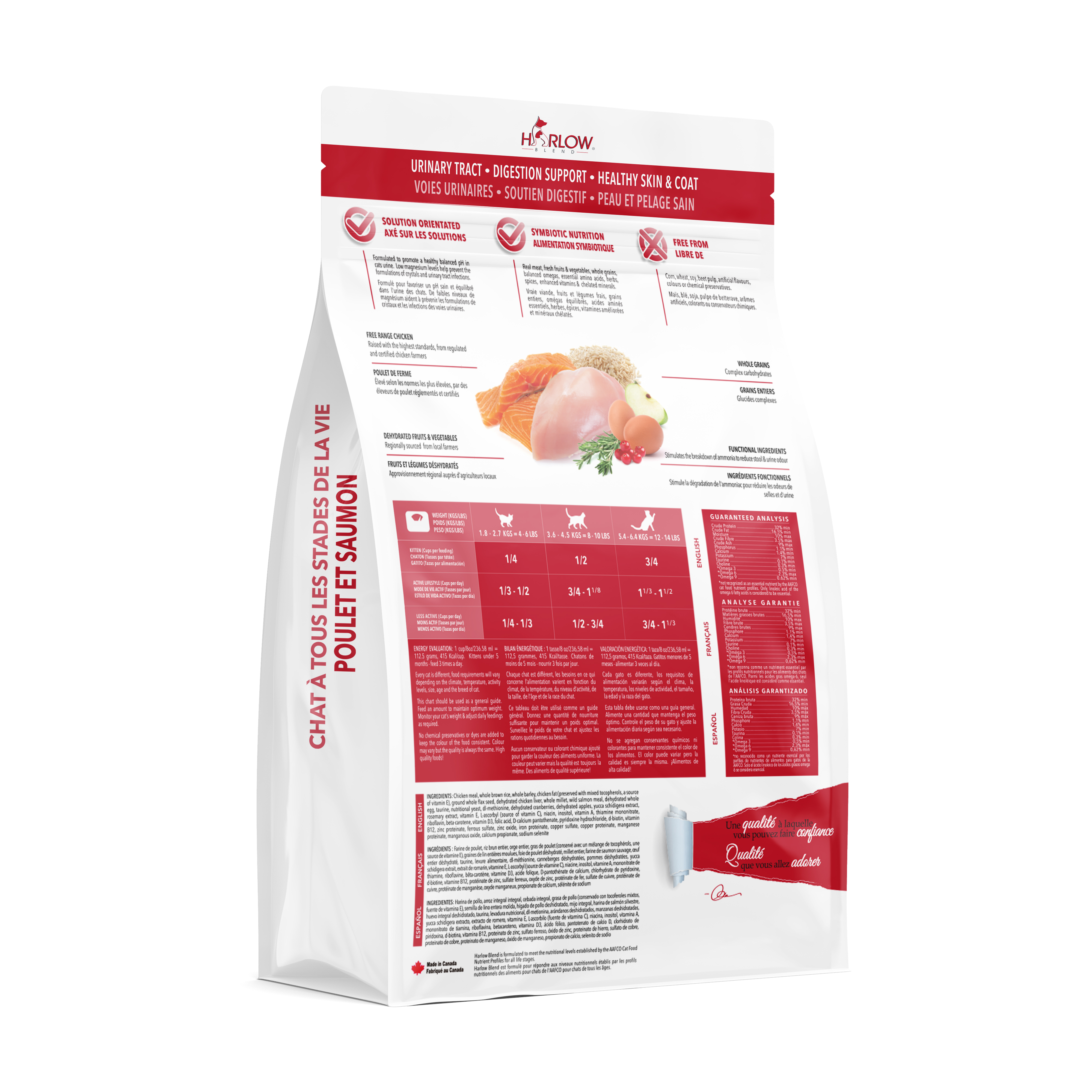 楓葉 雞肉,三文魚,蔬果全貓乾糧 10磅