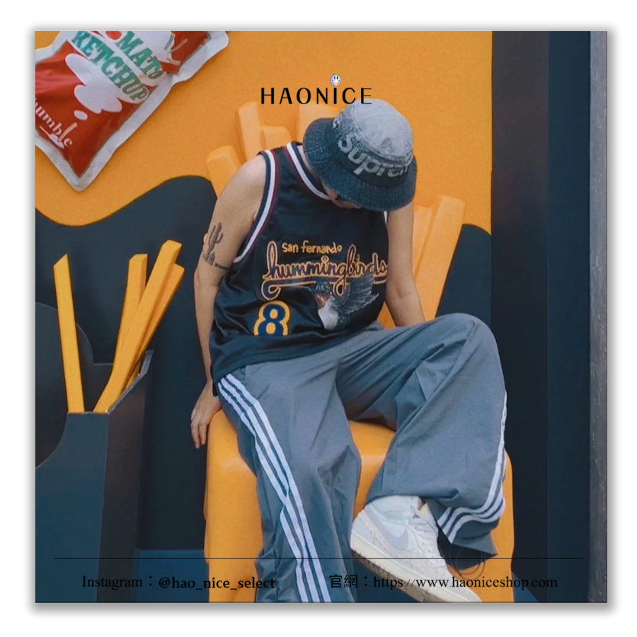 【HAO NICE】美式街頭🔥DREW HOUSE經典logo 8號百靈鳥無袖球衣 背心 校隊風