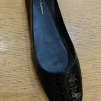 [S] TORY BURCH GEORGIA BALLET,PERFECT BLACK,PERFECT BLACK, 164642-004 [FINAL SALE] (STB635)