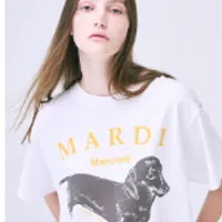 [S] MARDI TSHIRT DDANJI,WHITE TANGERINE, MFK43JSS016WHYE00 (SMD66)