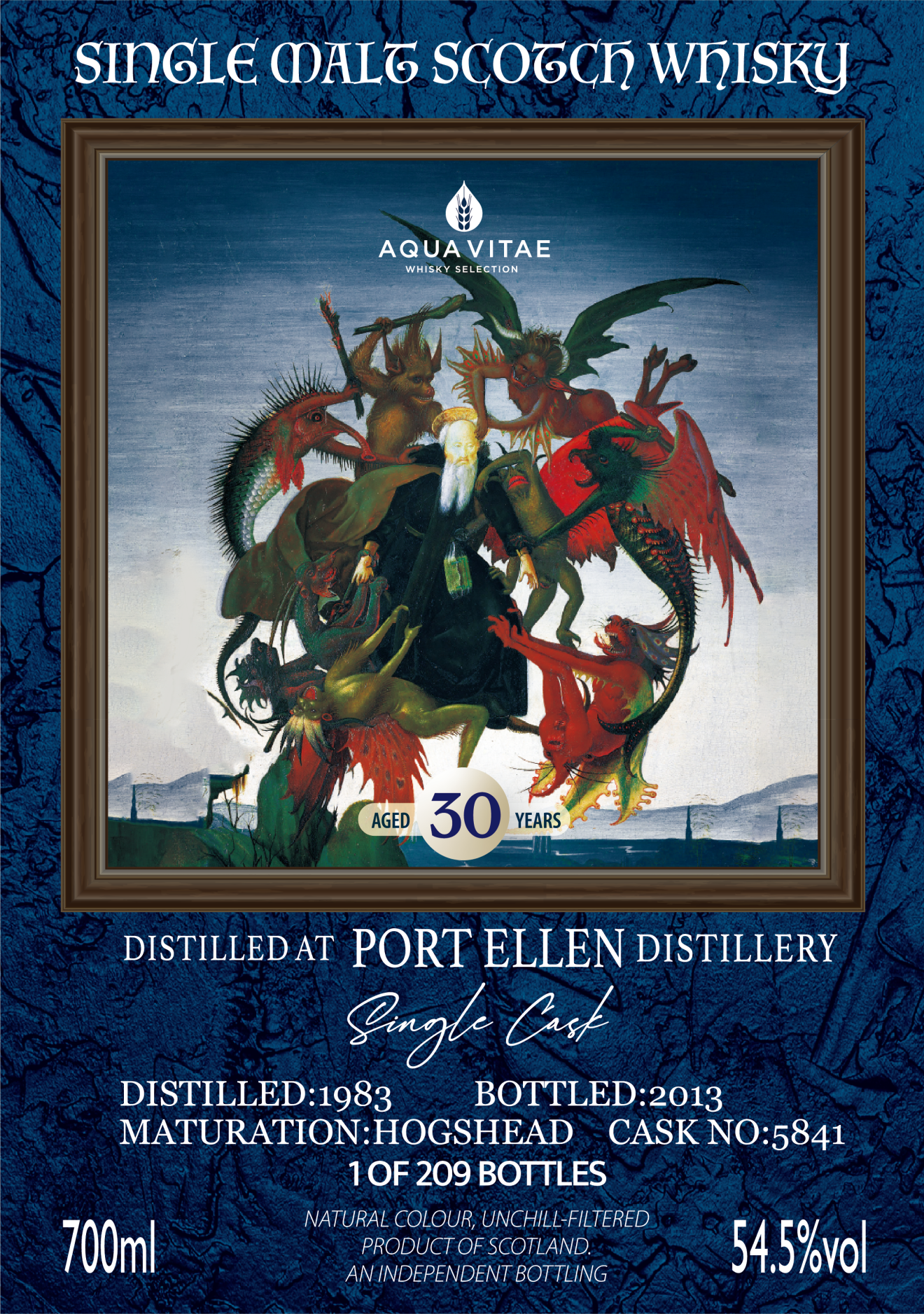 Port Ellen 1983 30YO #5841 54.5% Aqua Vitae 文藝復興之戰系列（三）：聖安東尼的磨難