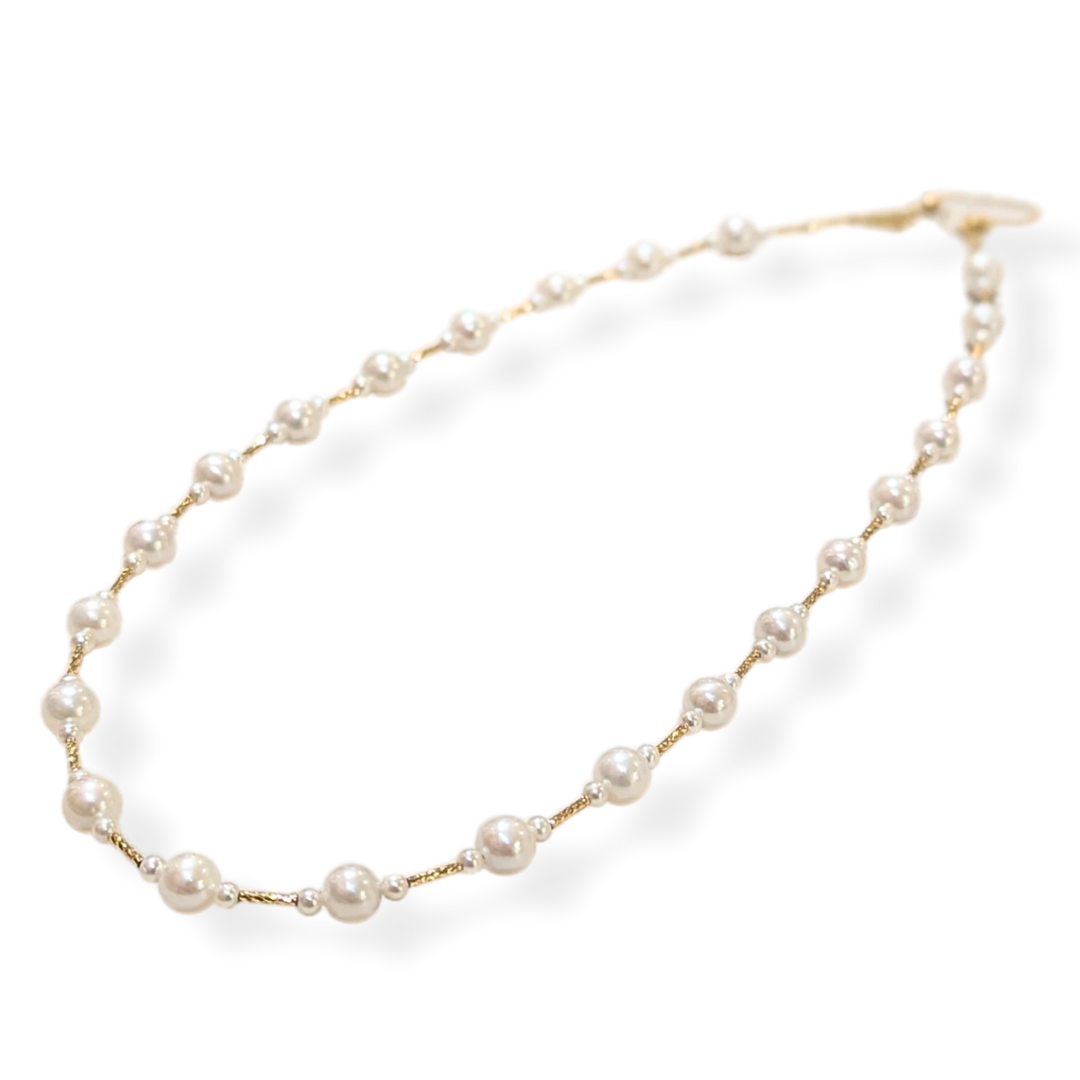 18K黃金珍珠頸鏈