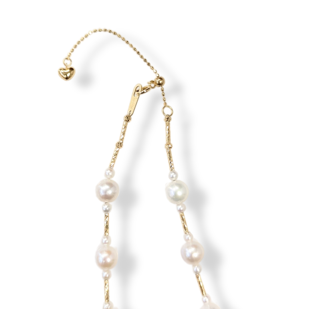 18K黃金珍珠頸鏈