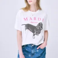 [S] MARDI TSHIRT DDANJI,IVORY PINK, MFK43JSS016IVPK00 (SMD73)
