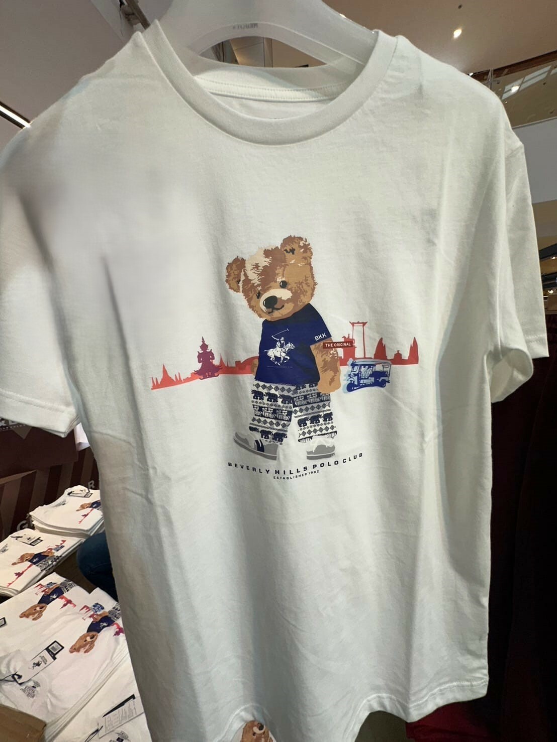 【SamSam泰國直播】BEVERLY HILLS POLO L0103241 短袖上衣(白色)