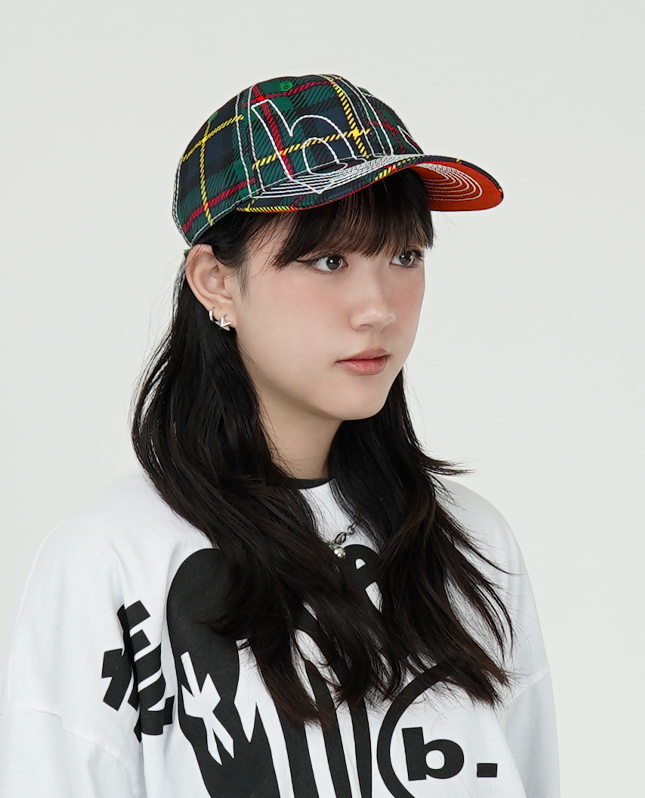 b.Eautiful Vapor 6 Panel Hat (MacLeod Tartan) - 24FW (New Year Collection)