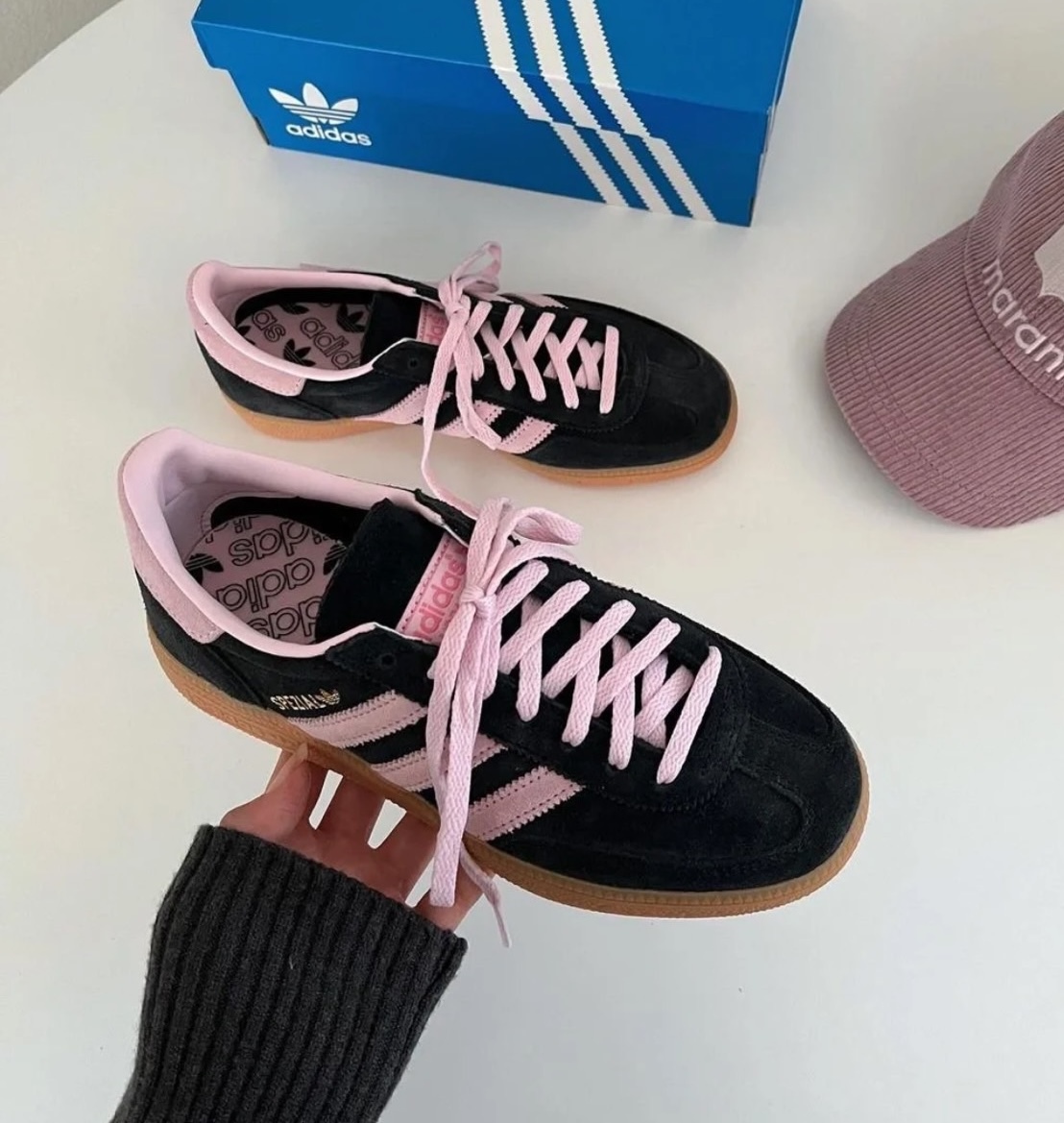 ADIDAS HANDBALL SPEZIAL 黑粉焦糖底 IE5897