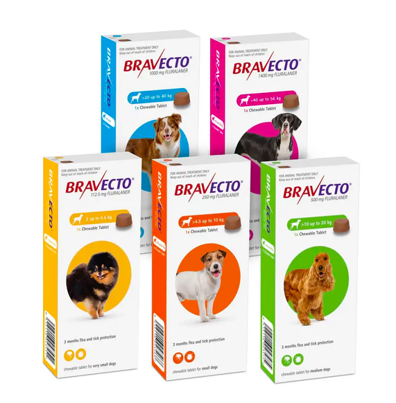 Bravecto -防蚤牛蜱藥片