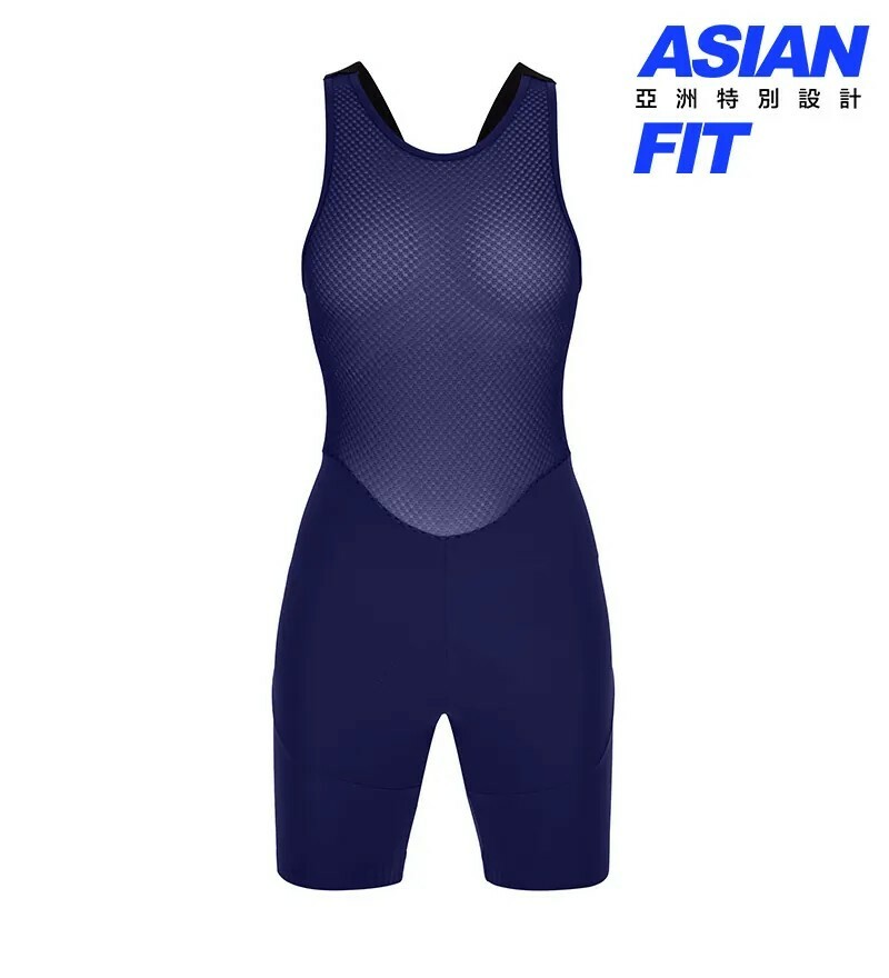 【Santini】 DECO4美飾四代 女性極短吊帶短褲 -海軍藍〔C3W墊子〕(亞洲限定款)