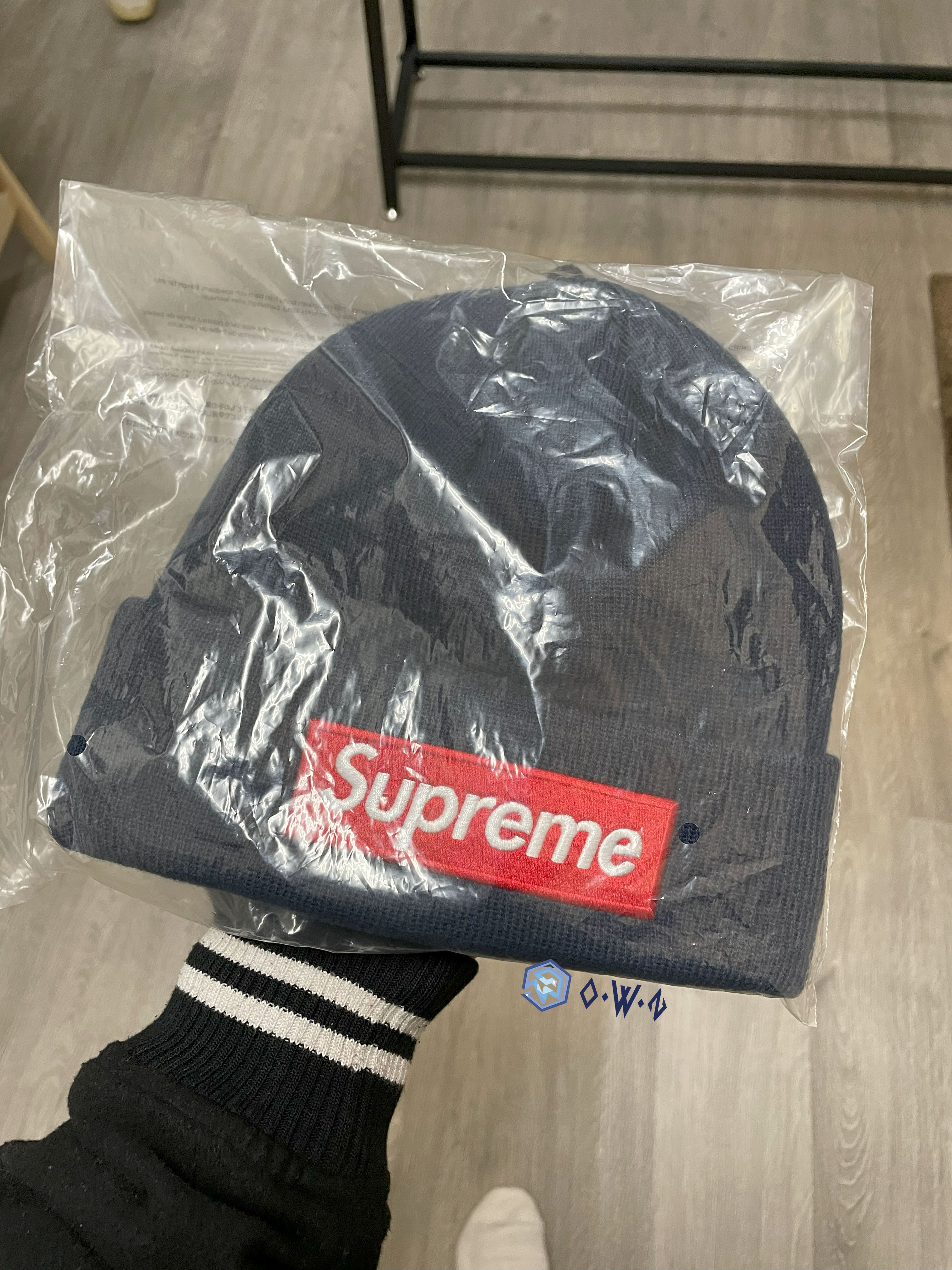 【OWN】Supreme X New Era Box Logo Beanie 冷帽 毛帽 24FW FW24BN13