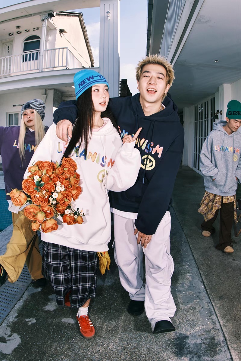 LEMANISM 彩色塗鴉 笑臉 LOGO 帽T