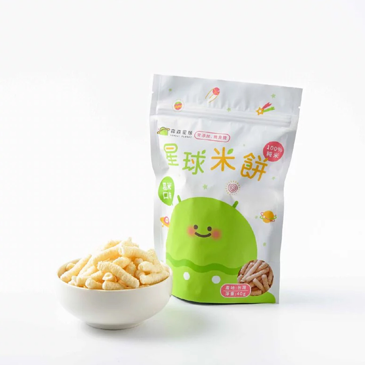 星球寶寶米餅｜糙米口味｜單包｜適合6個月以上