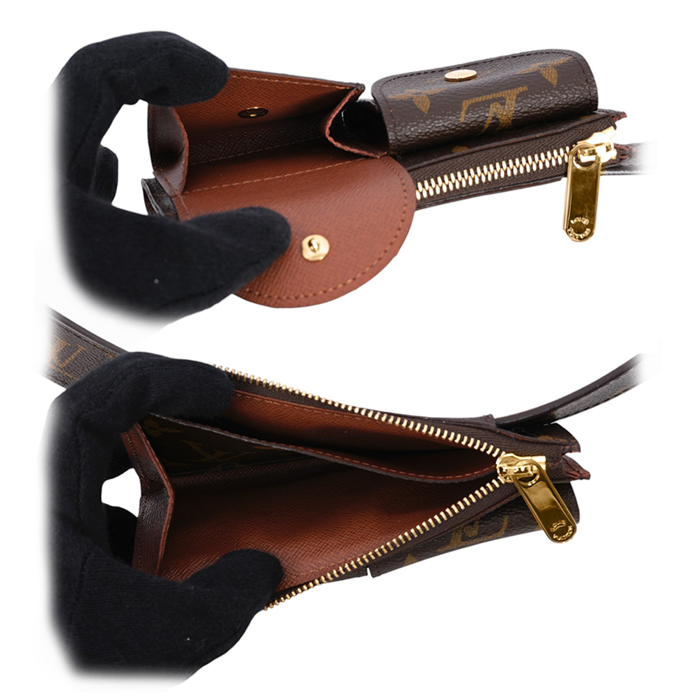 【Louis Vuitton / LV】Santul Pochette Duo Monogram 卡夾式腰包 M9836