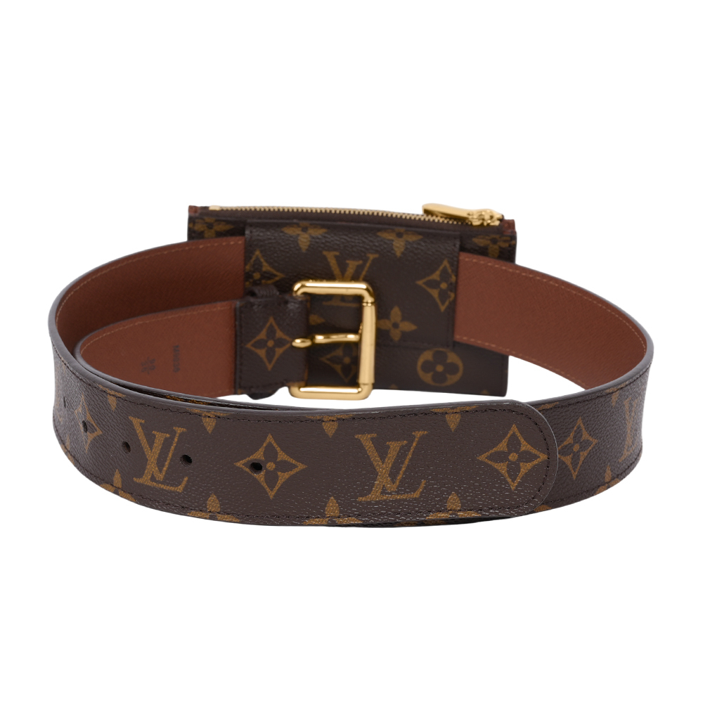 【Louis Vuitton / LV】Santul Pochette Duo Monogram 卡夾式腰包 M9836
