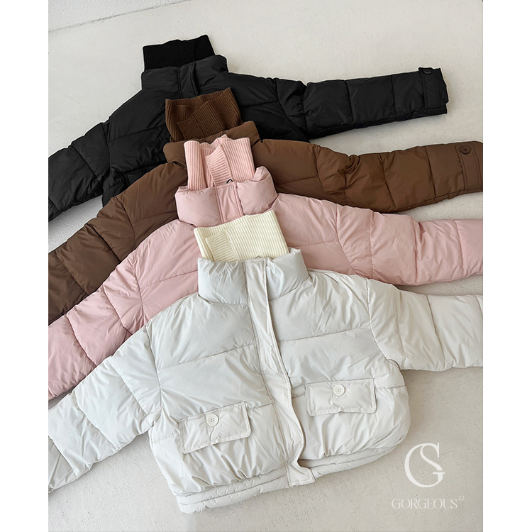 F34 現貨「可拆翻領4色麵包外套」