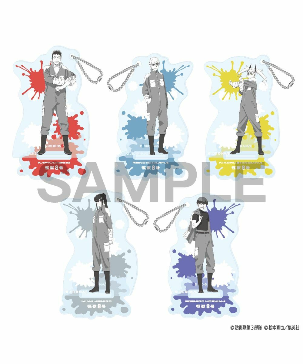 預購-怪獸8號 工作服壓克力立牌 BIG！ BOX販售【日本進口精品】