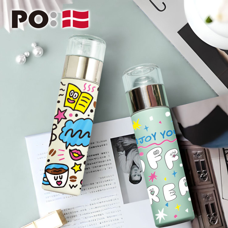 PO: 丹麥POxKazuhaRinnu攜帶式陶瓷塗層保溫杯240ml (共2色)