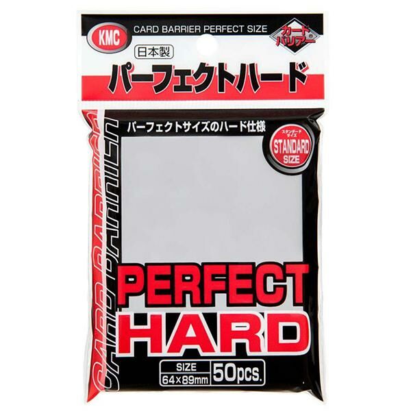 KMC Perfect Fit Hard Sleeves 64mm×89mm (50pcs)NEW