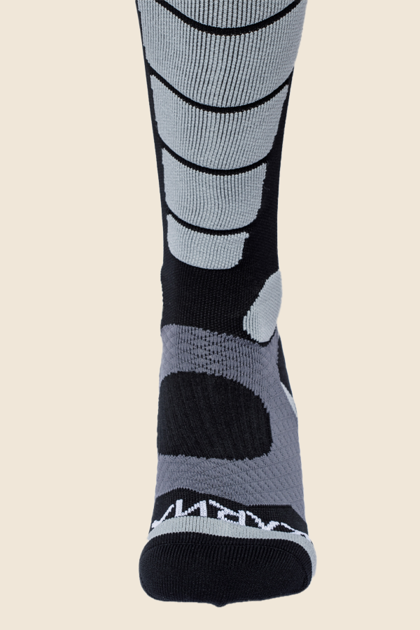 KARNA - 壓力滑雪襪- 灰