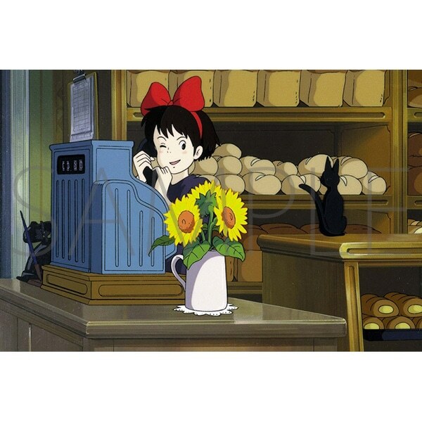 食べ物シリーズ  ポストカード 魔女の宅急便 グーチョキパン店にて