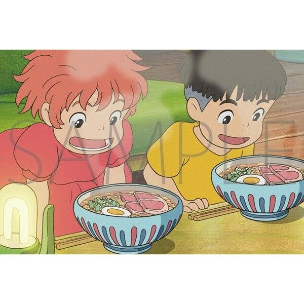 明信片 食物系列 崖上的波妞 理莎的特製拉麵