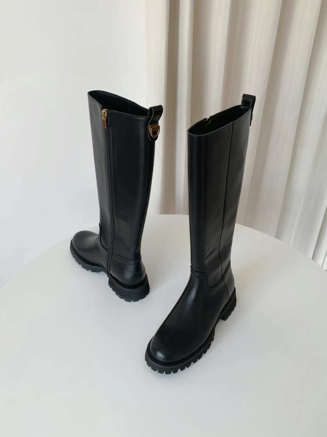 真牛皮長Boot