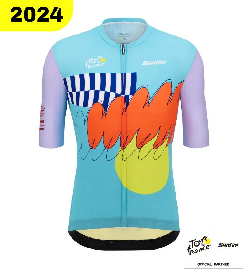 【Santini】2024環法終點站【尼斯】短袖車衣 舒適合身