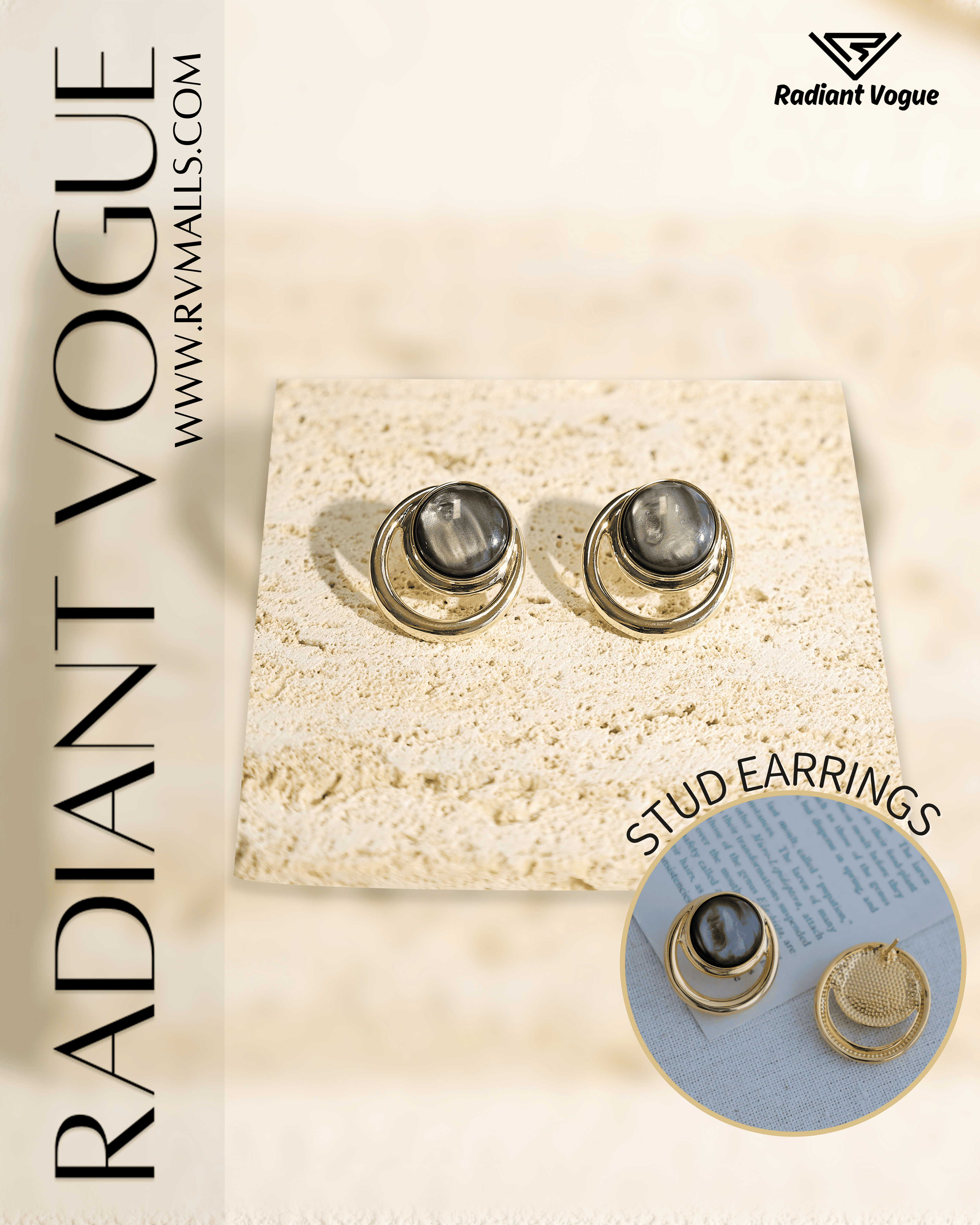 高雅時尚設計, 適合敏感肌膚, 輕量化耳飾, 完美搭配日常與正式場合。