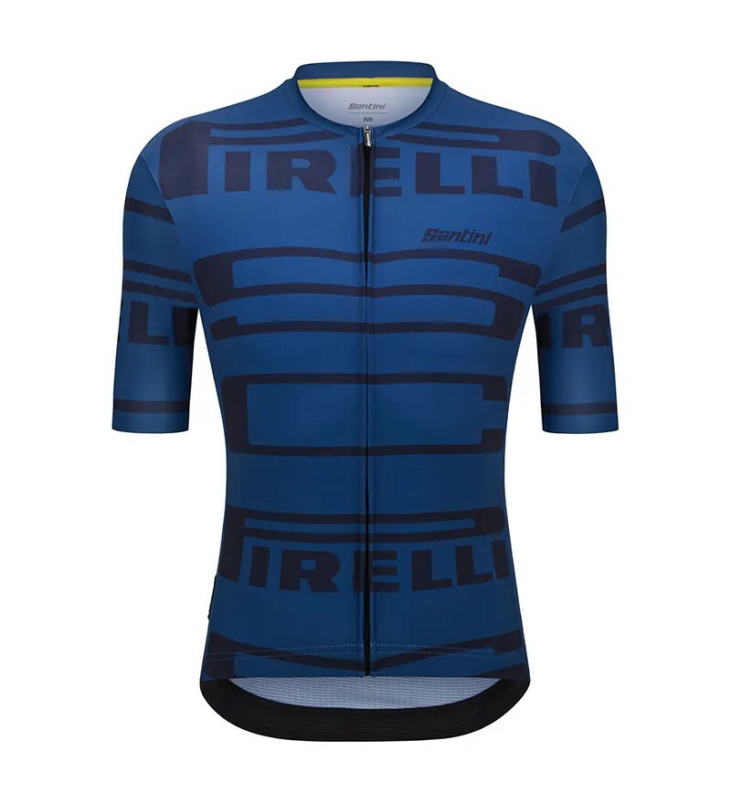 【Santini】PIRELLI 倍耐力運動俱樂部男女共版短袖車衣 -鴨綠