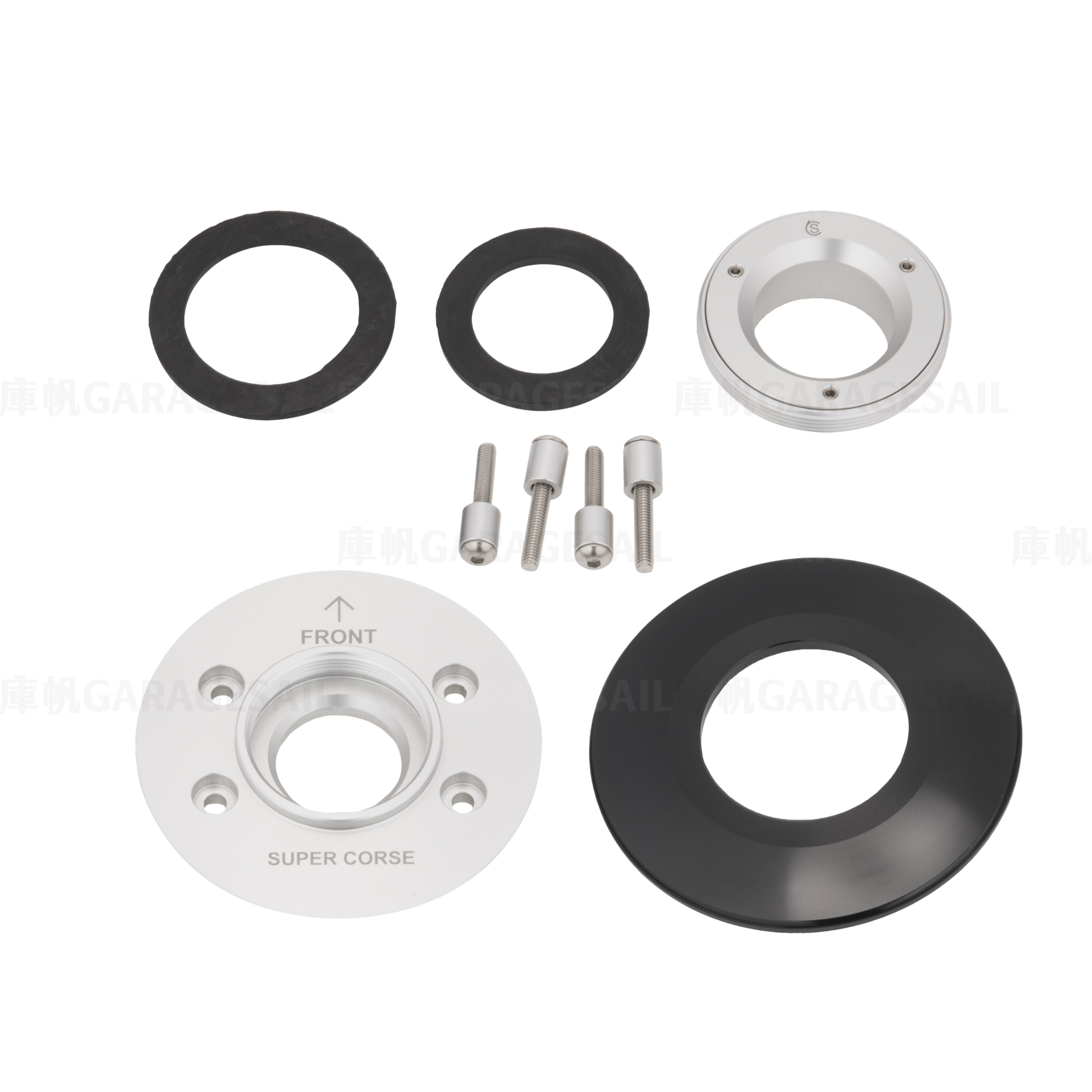 BMW R9T 專用 Monza 油箱蓋 轉接座 - 黑