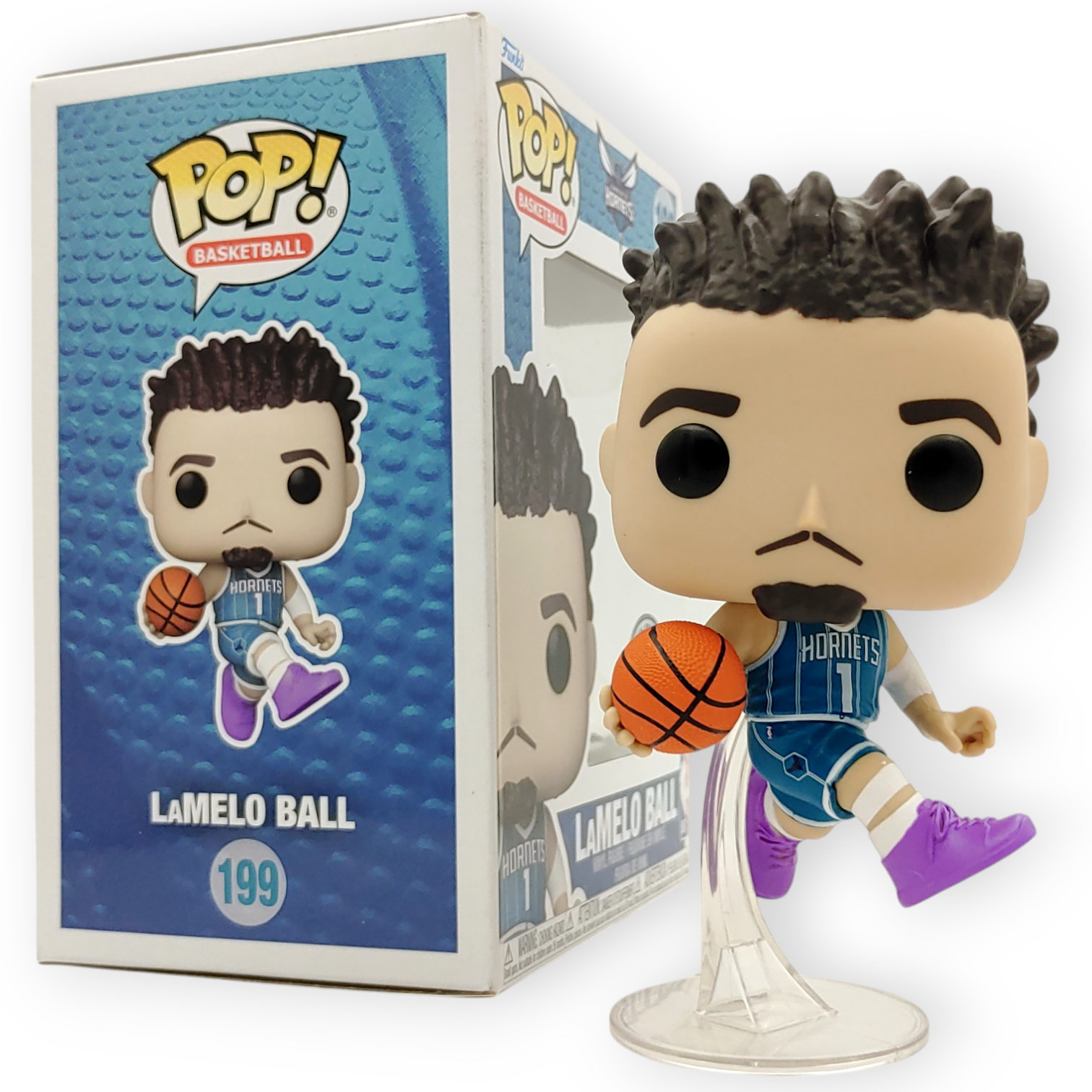 FUNKO POP<NBA>夏洛特黃蜂ICON_拿美路.波爾-No.199