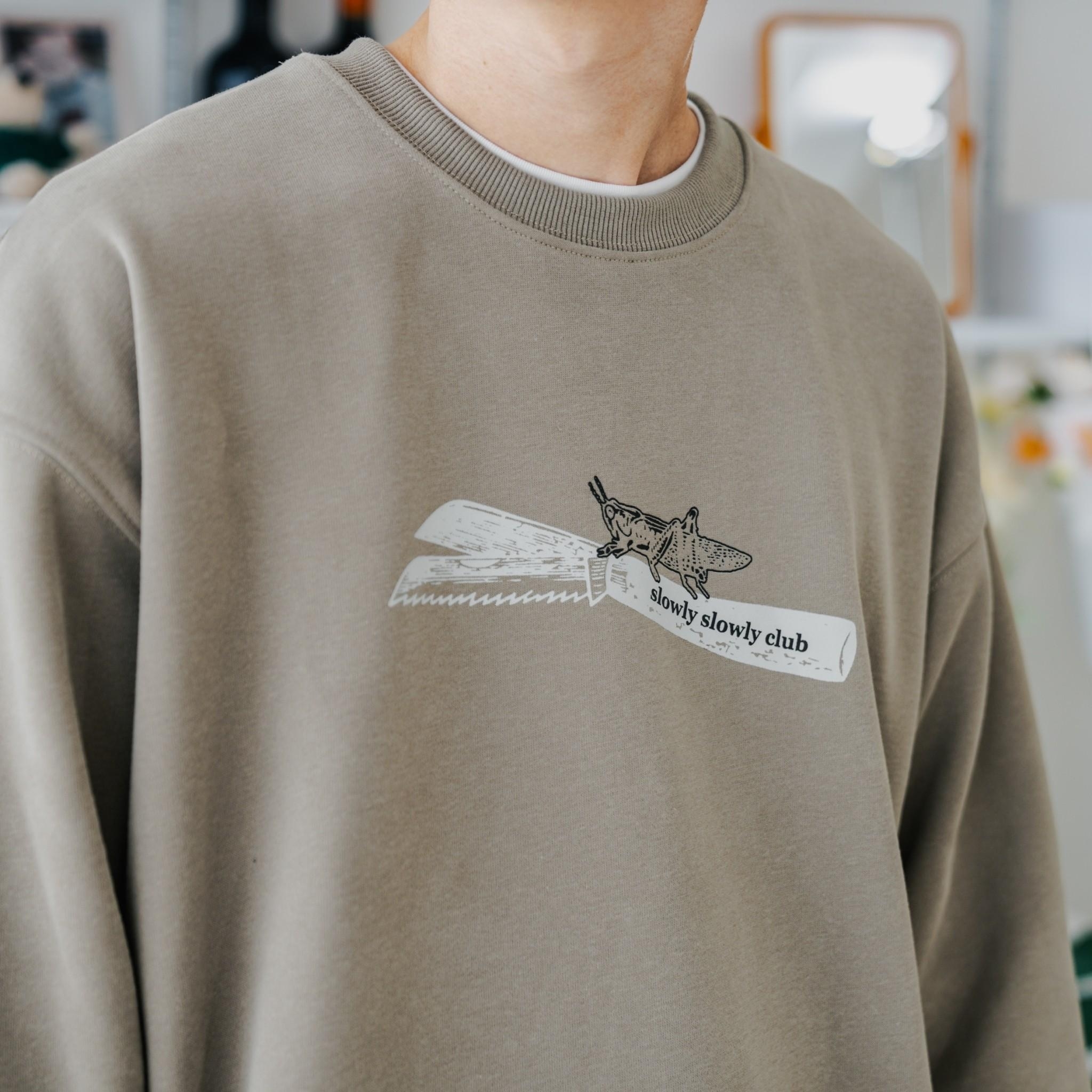 SBG 慢吞吞蝗蟲寶寶絨毛T SB4202