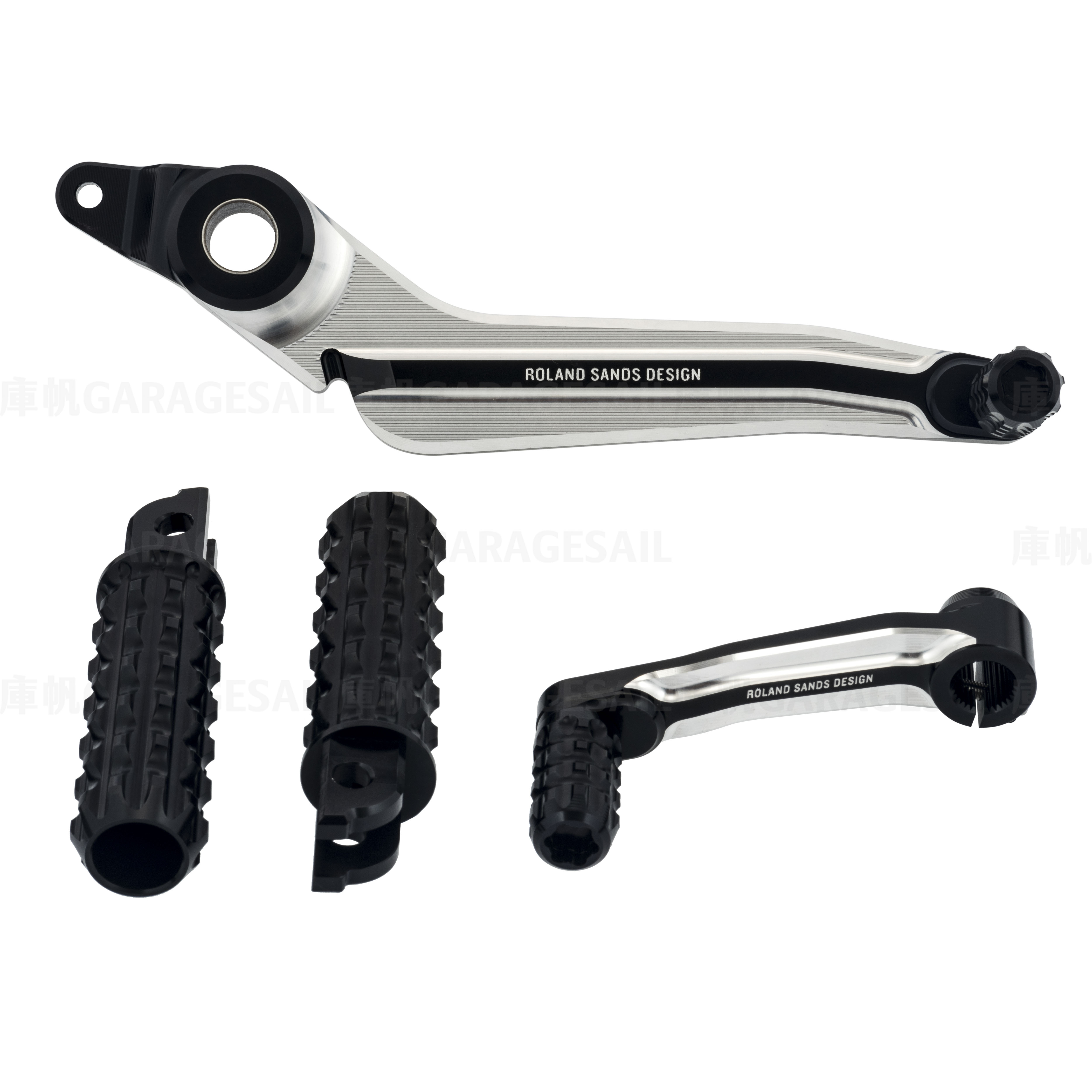 RSD BMW R9T 專用 腳踏組 黑/黑銀