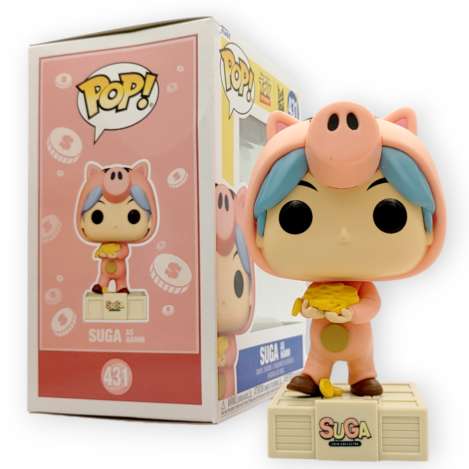 FUNKO POP <反斗奇兵xTinyTAN>BTS-SUGAx火腿-No.431