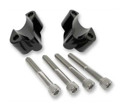 LA Choppers 哈雷Forty Eight專用 冠座加高座 1吋 - 亮黑