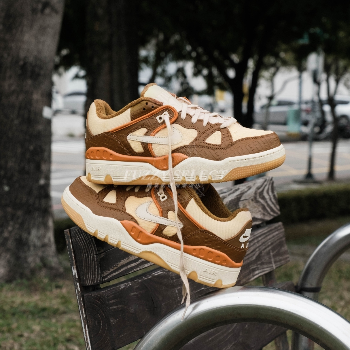 【逢甲 FUZZY】NIGO x Nike Air Force 3 "Light British Tan" 棕橘 HQ7533-200