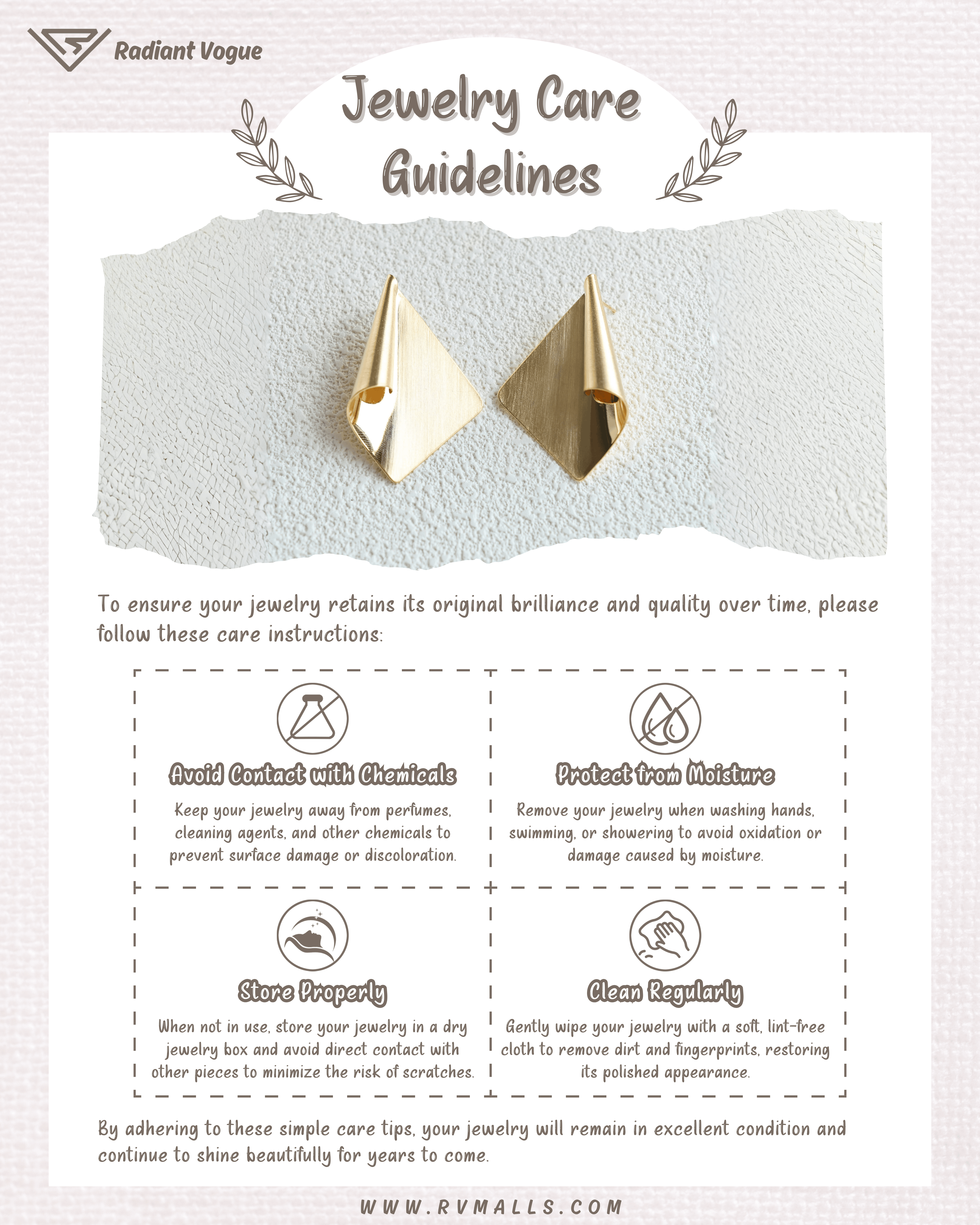 如何保持高雅金屬摺疊耳環的光澤與質量, 簡單實用的護理建議。