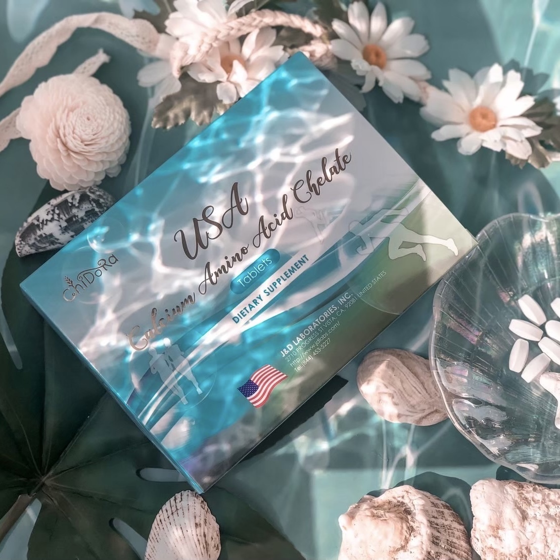 ChiDoRa 胺基酸螯合鈣  (一盒100粒)