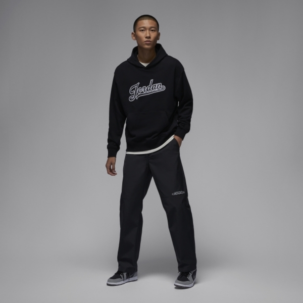 NIKE 帽T JORDAN 黑 刺繡LOGO 連帽 上衣 男 FN4614-010