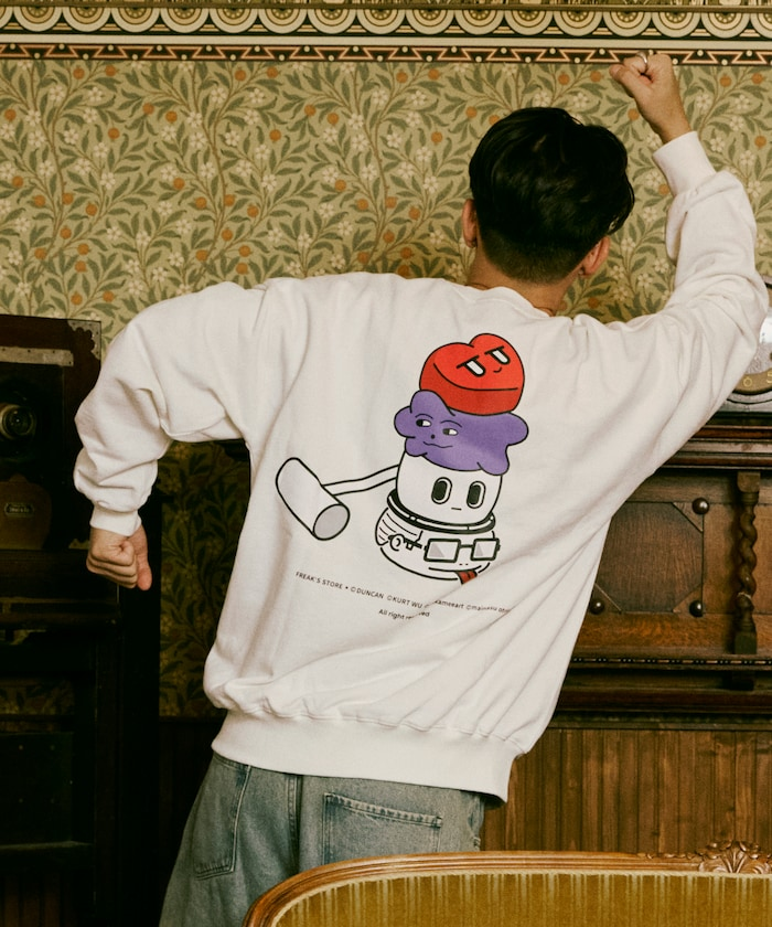 2024AW FREAK'S STORE x Kurt Wu KURTS FRIENDS SWEAT 朋友 槌球 大學T 現貨 1023411400016