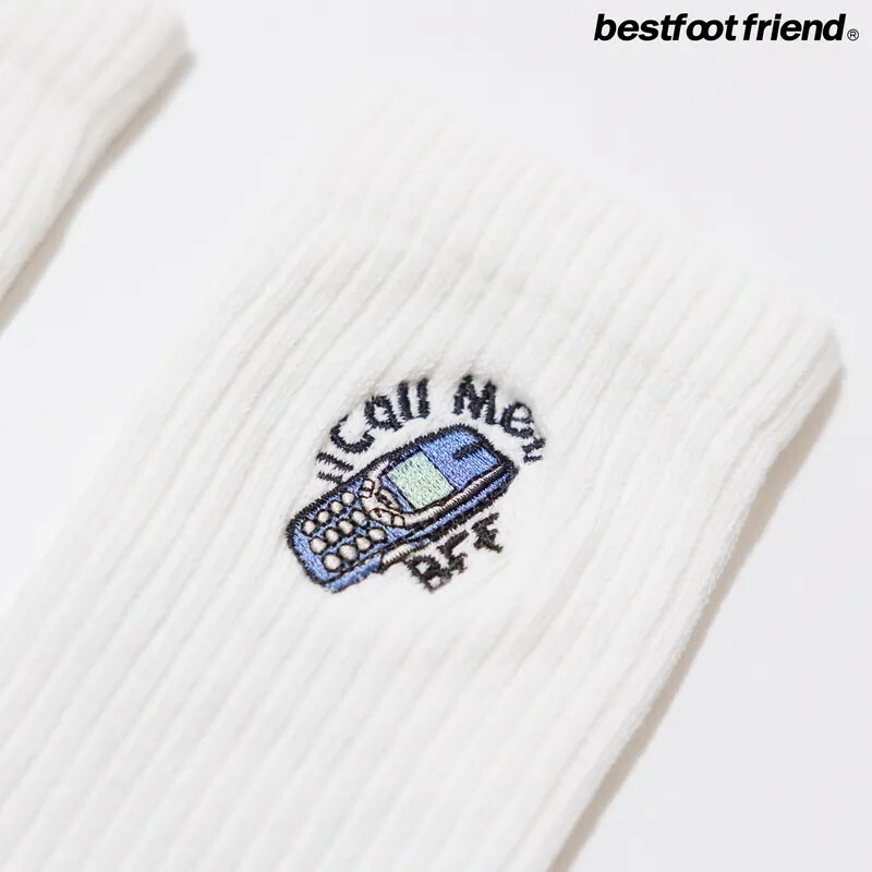 【Focus Store】現貨秒發 BFF Call me "White" 白色 呼叫我 BF24024-WH
