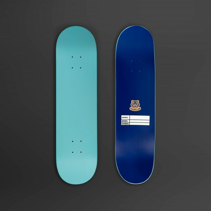 Tigerclaw 虎爪 - 藝術創作專用滑板（STEFFANY BLUE 帝芬尼藍）