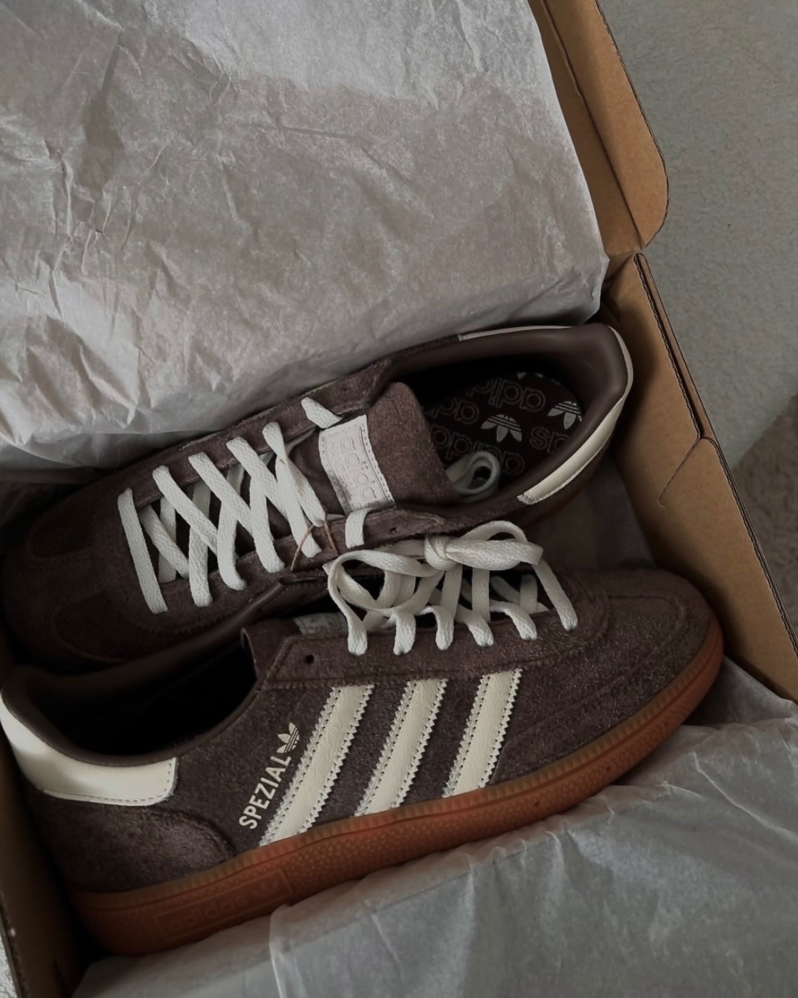 【現貨】Adidas Handball Spezial 皮革 麂皮 低筒 焦糖底 德訓鞋 可可棕