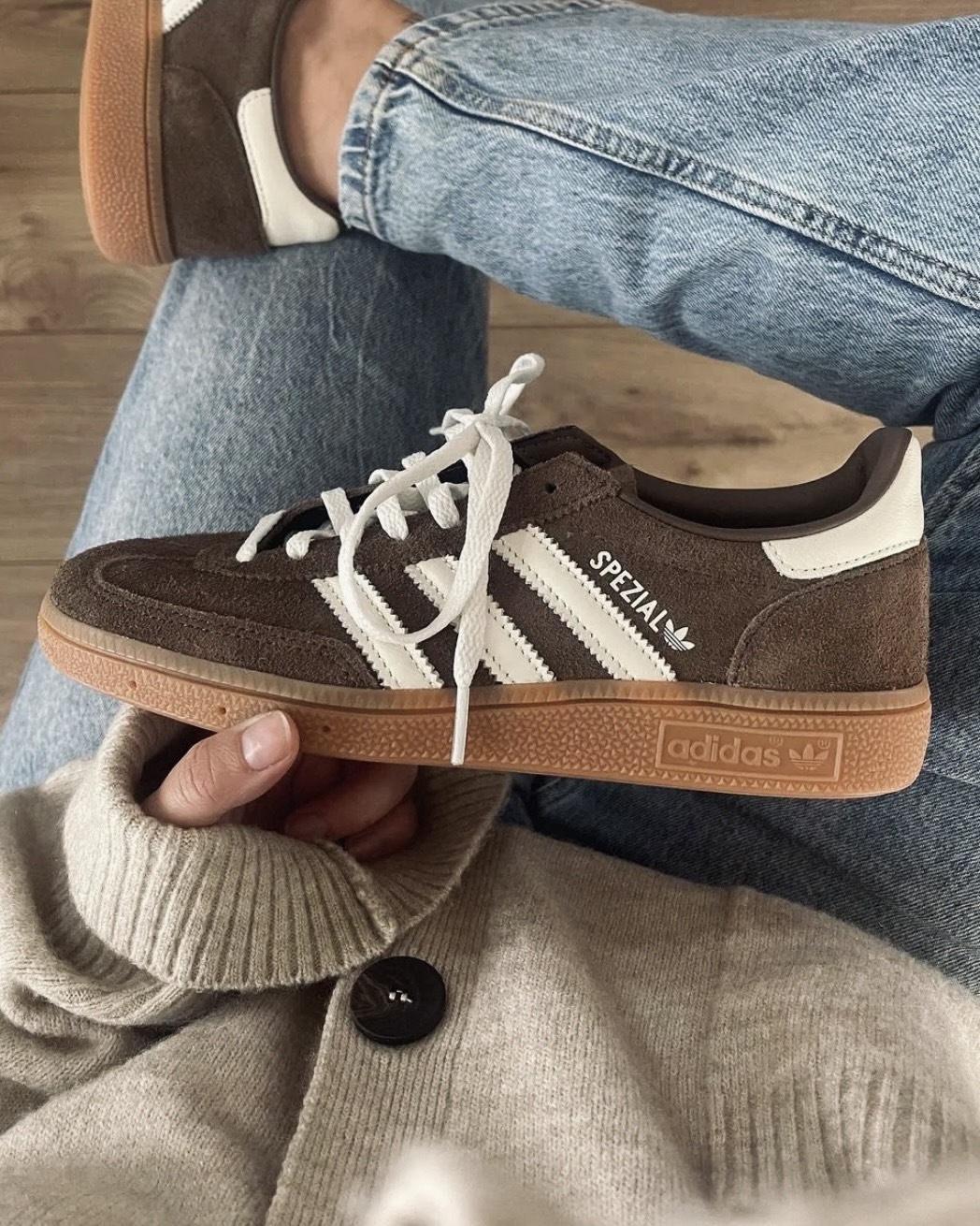 【現貨】Adidas Handball Spezial 皮革 麂皮 低筒 焦糖底 德訓鞋 可可棕