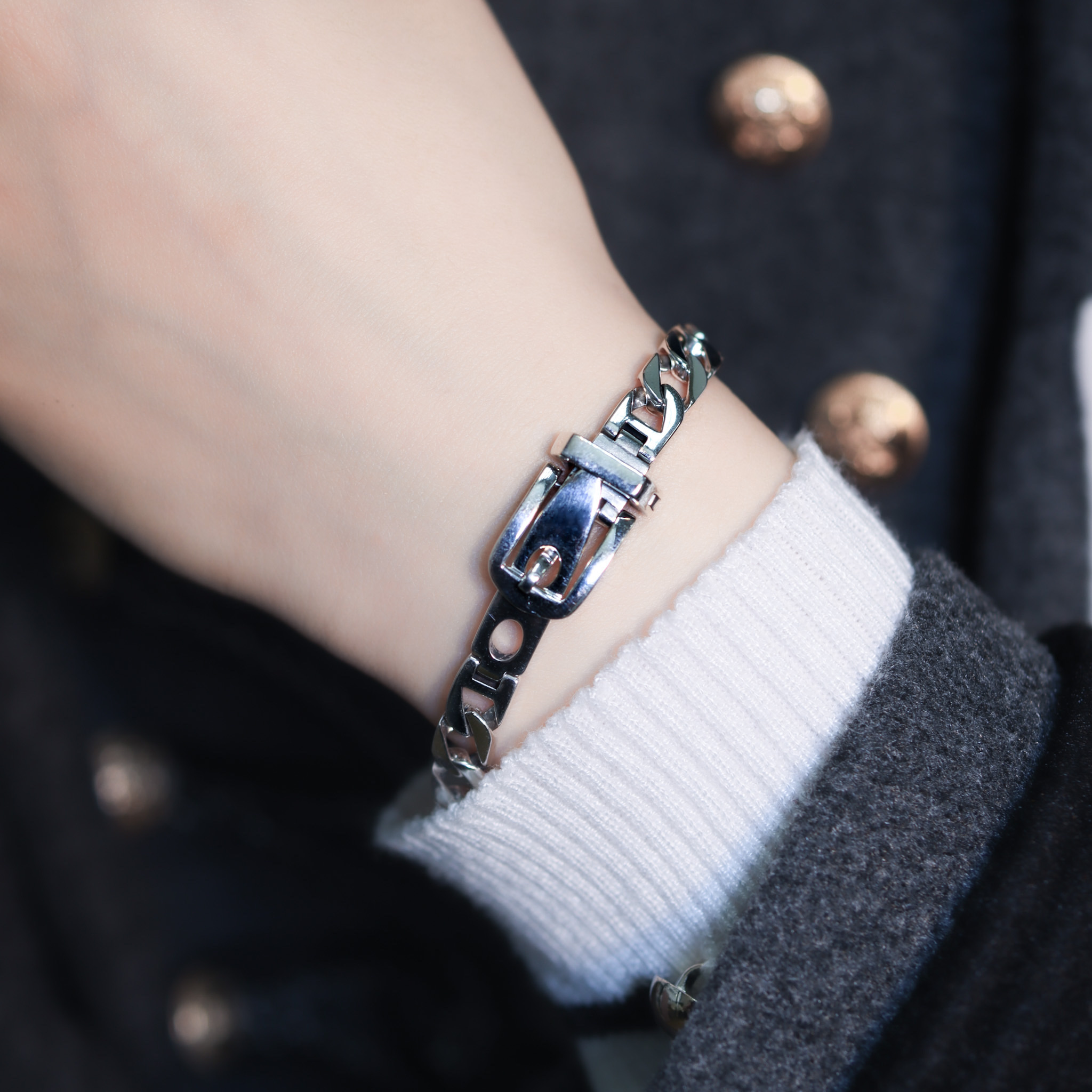 | 925銀丨心願扣軟手鐲  | BR1231 |