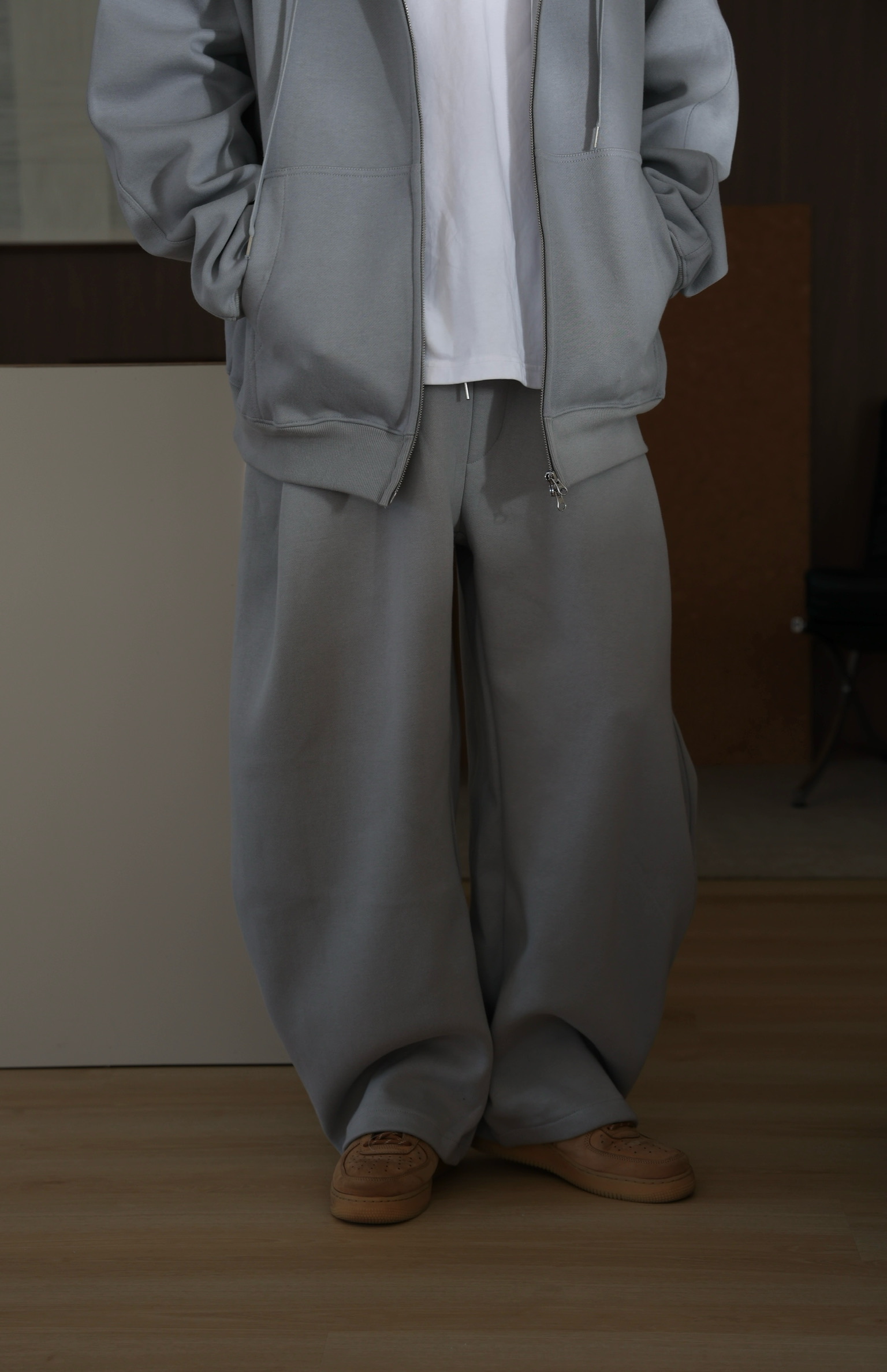 太空棉質闊腿褲