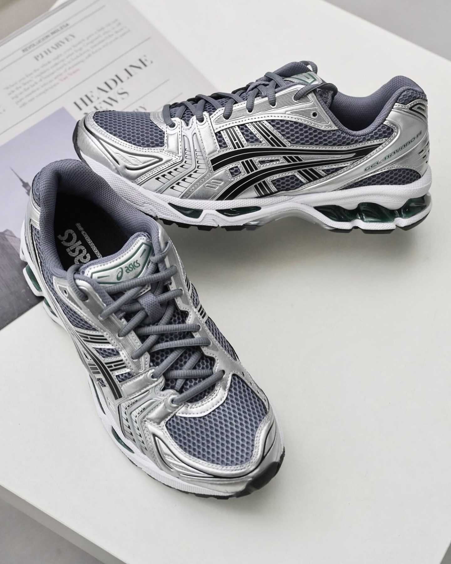 ASICS Gel-Kayano 14 Silver Grey銀灰色 1203A537-020
