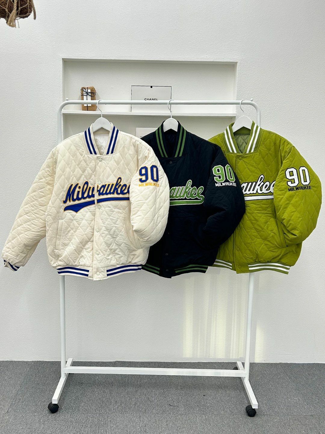 英文字棒球褸(夾棉) TAC-0100JK