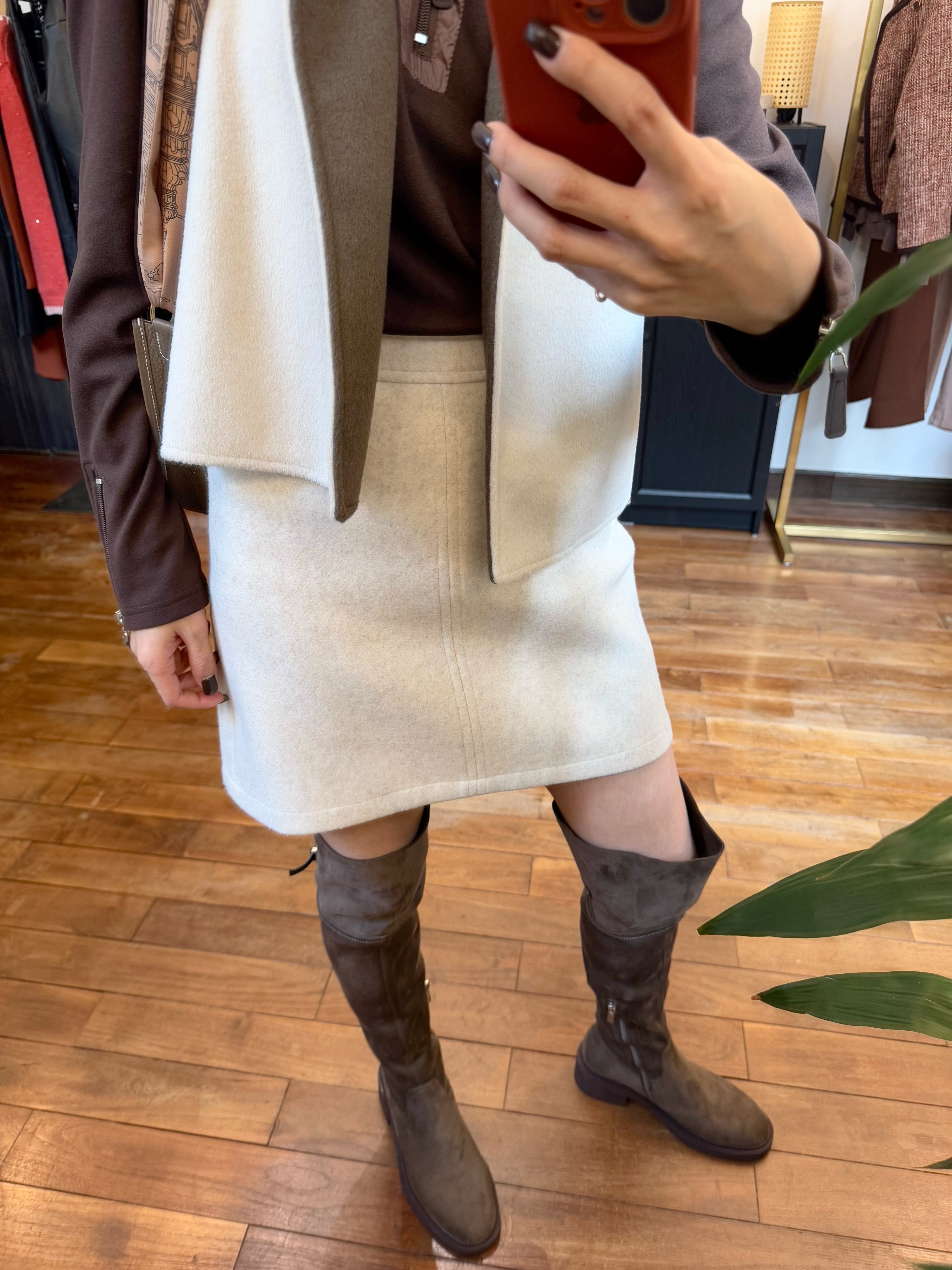 Premium Wool Classic Mini Skirt _SK2211L09