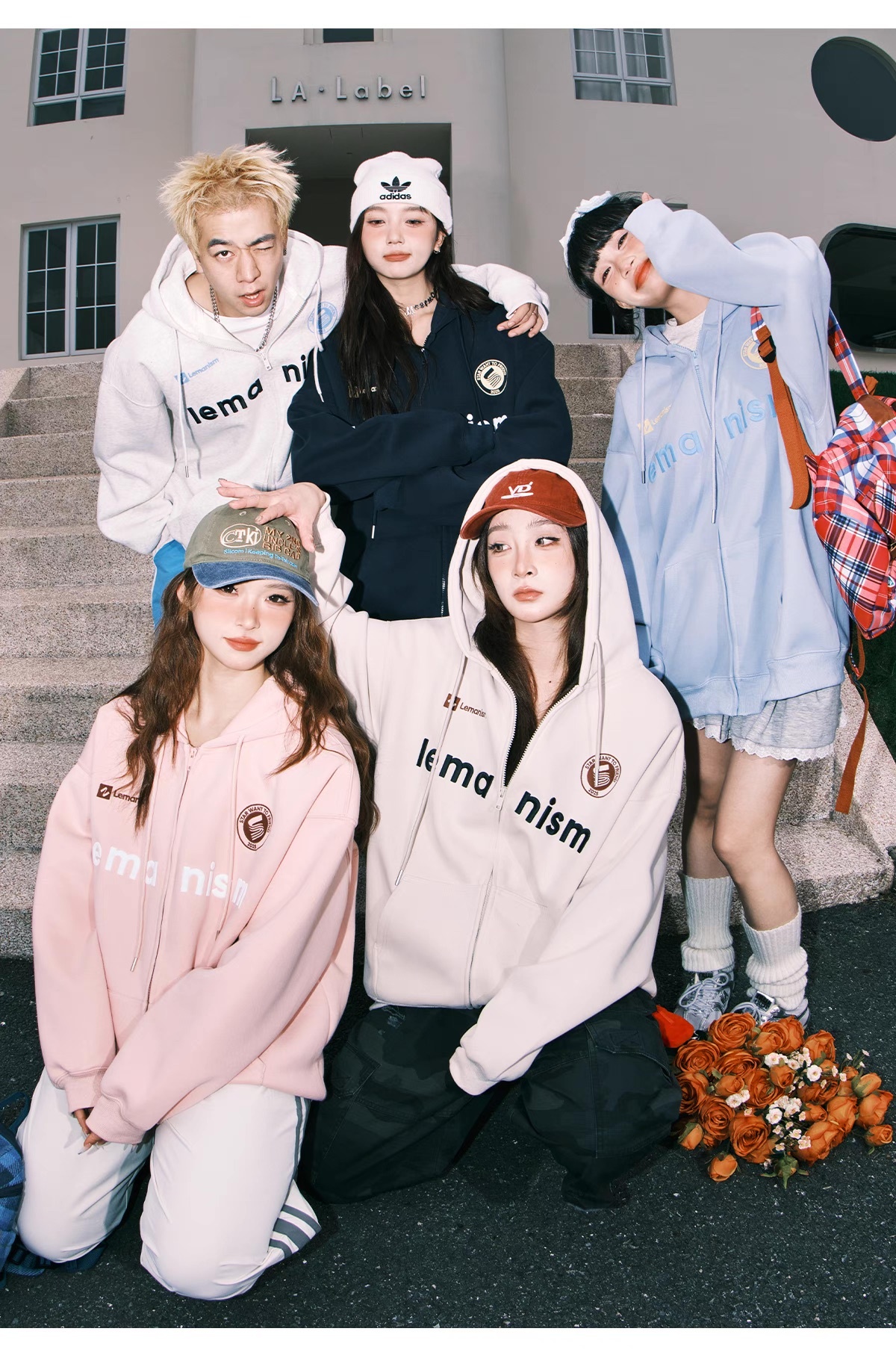 LEMANISM 美式 復古 重磅 電繡LOGO 連帽外套